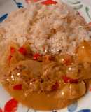 Pollo a la mostaza con naranja y miel
