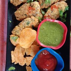 Potato Peas Cutlet A picture of Potato Peas Cutlet.