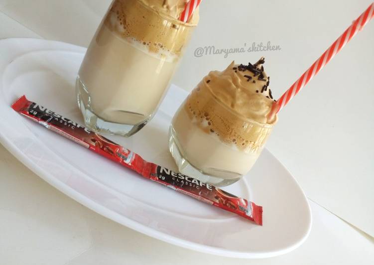Simple Way to Prepare Ultimate Dalgona coffee (whipped coffee)
