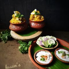 A picture of Chicken Biryani.