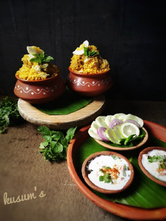 A picture of Chicken Biryani.