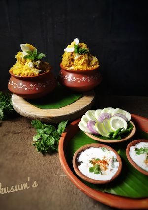 A picture of Chicken Biryani.
