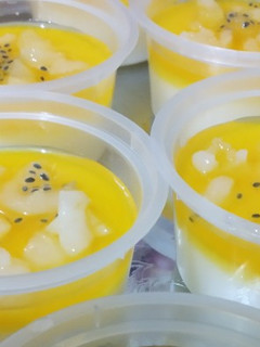 Foto resep Puding Silky Cocktail Buah