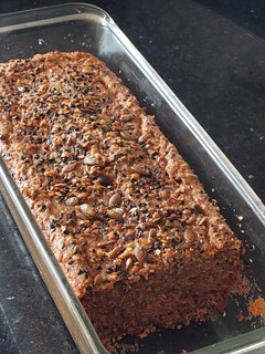 Una foto de Pan proteico salado con coco 🥥 SIN gluten 💯