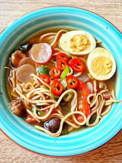 A picture of Hearty Egg Noodles (Vegetarian).