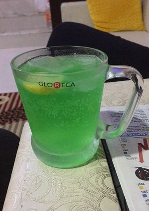 A picture of Green Apple Mocktail.