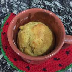 A picture of Mug cake de vainilla (torta en taza).