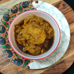 A picture of Chutney Aloo Dum.
