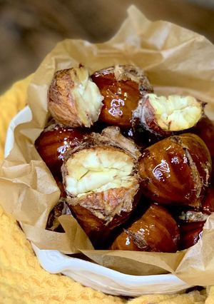 《好料日記》3 - 寒意正濃的懷念零嘴- 糖衣栗子 的食譜成品照片