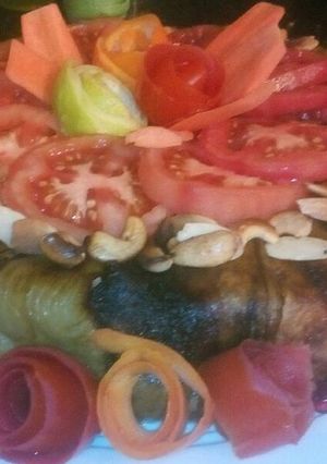 صورة لوصفة مقلوبة باتنجان