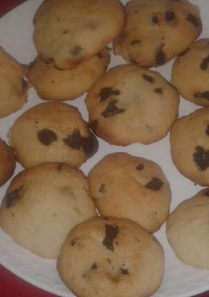 Une photo de Cookies chocolat sans beurre