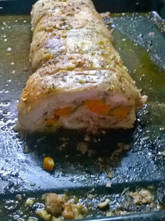 Una foto de Pollo arrollado