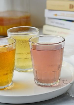 Foto resep Es Kombucha Osmanthus