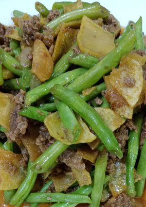 Foto resep Tumis Daging sapi buncis kentang