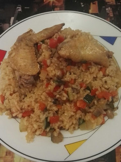 Una foto de Arroz integral con curry