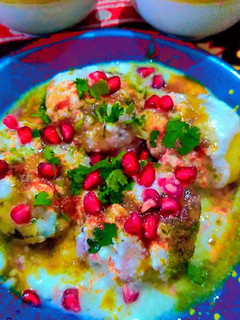 A picture of Little Millet Dahi Vada.