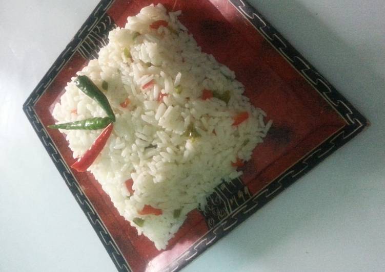 Vegetabled rice# new author contest#