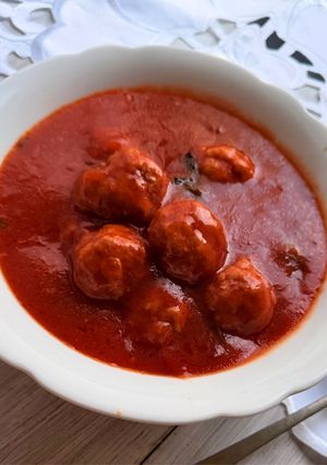 Paradicsomos húsgombóc recept fotója