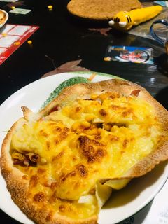 蛋餅皮披薩 的食譜成品照片