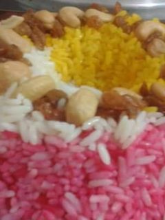 صورة لوصفة ارز بسمتي الوان بالمكسرات