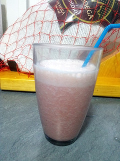 Una foto de Batido de sandía y plátano