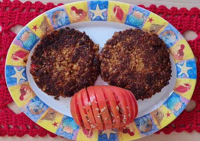 Hamburguesas de soja texturizada al curry ? Veganas Receta de Mate  Amargo??- Cookpad