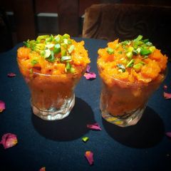 A picture of Carrot/gajar halwa.