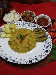 ভোগের খিচুড়ি (Bhoger khichuri recipe in bengali) রেসিপির প্রধান ছবি