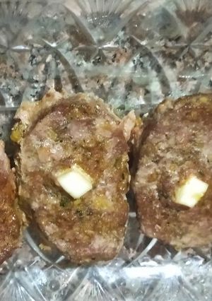 Une photo de Disquettes de viande hachée au fromage blanc