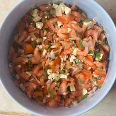 A picture of Tomato Salad.