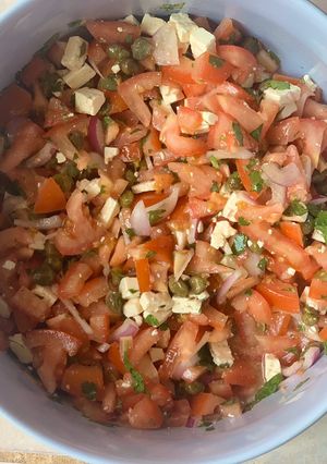 A picture of Tomato Salad.