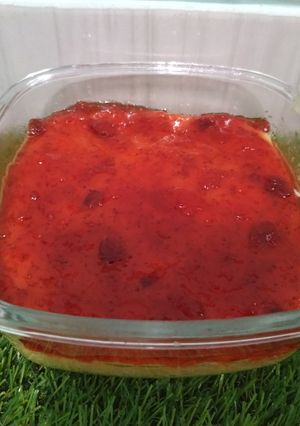 Foto resep Steamed strawberry cheesecake #9w