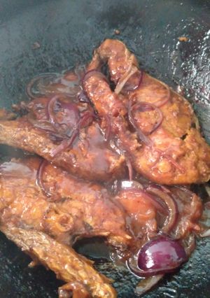 Foto resep Ikan goreng saus kecap