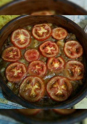 صورة لوصفة طاجن اللحمة بالخضار