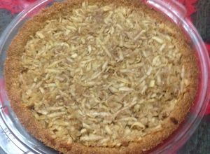 Una foto de Tarta de manzana con base de avena