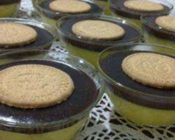 Ultimate Serving Recipe Plain and chocolate custard  custard haleeb w chocolat Home Style