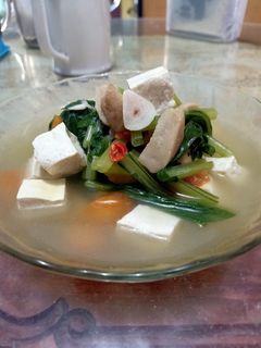 Foto resep Sayur Sawi Tahu Bakso