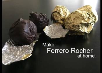 Easiest Way to Cook Perfect Make Ferrero Rocher at home using simple ingredients