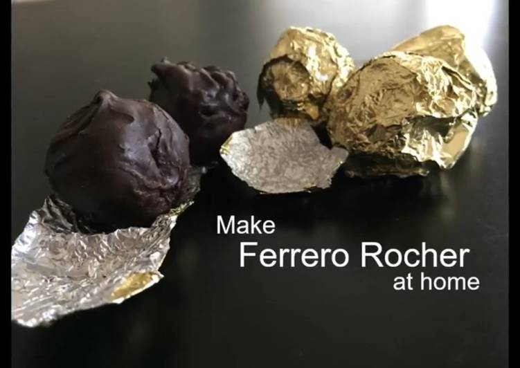 Simple Way to Make Award-winning Make Ferrero Rocher at home using simple ingredients