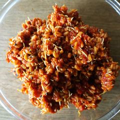 A picture of Methi sprouts chatpata achar.