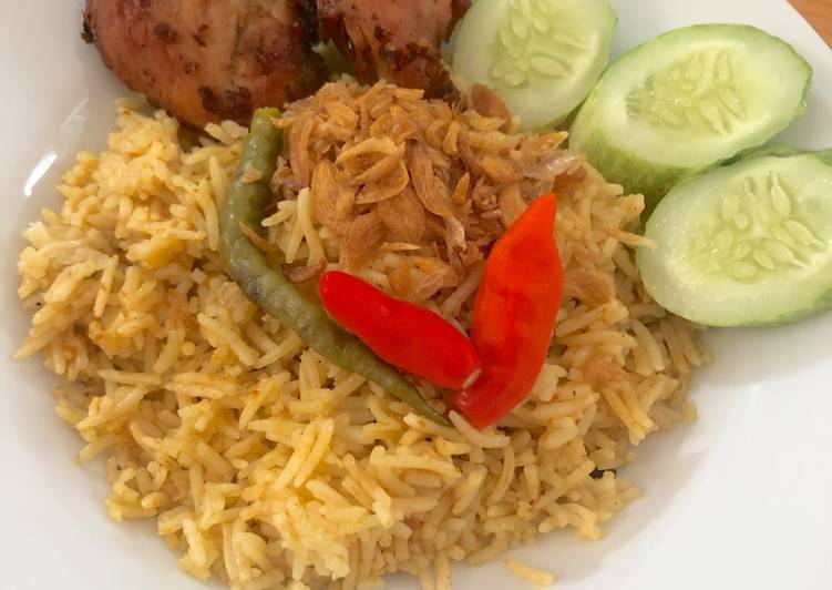 Resep #44 Nasi Kebuli Ayam Super Simple Rice Cooker Anti Gagal