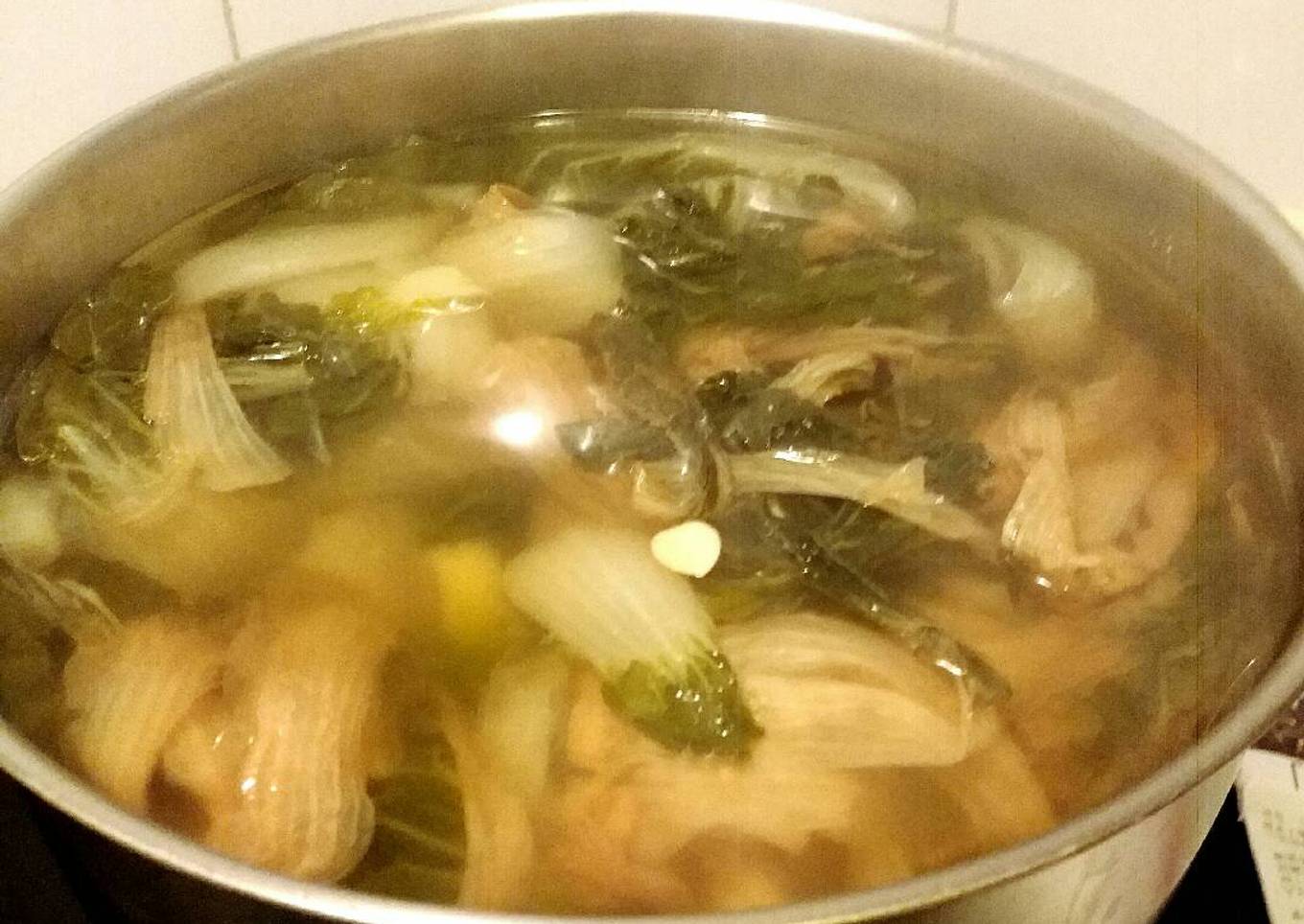 Soup sawi (pakchoi) (chinese)
