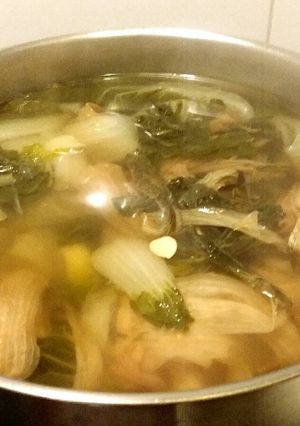 Foto resep Soup sawi (pakchoi) (chinese)