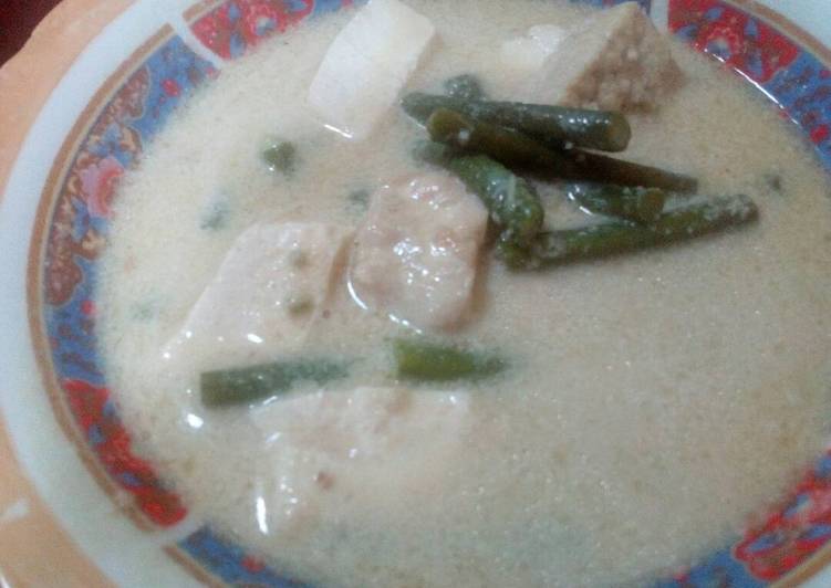 Resep Opor tahu tempe kacang Anti Gagal