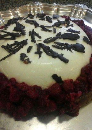 Una foto de Panacotta de amaretto