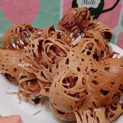 Kue Cubit Laba-laba/Sarang Laba-laba Cokelat রেসিপির প্রধান ছবি