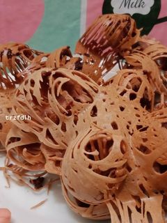 Foto resep Kue Cubit Laba-laba/Sarang Laba-laba Cokelat