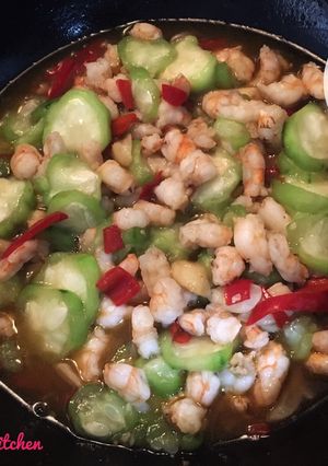 Foto resep Oyong cah Udang