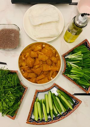Hình của món Chả cá Lã Vọng với cá basa.