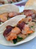 ทาโก้หมูย่างดุ๊กเซล จากแผ่นเกี๊ยวซ่าสำเร็จ